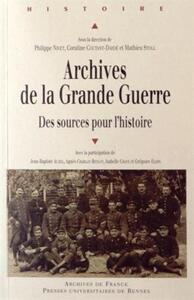 ARCHIVES DE LA GRANDE GUERRE