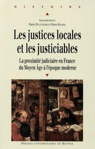 JUSTICES LOCALES ET LES JUSTICIABLES