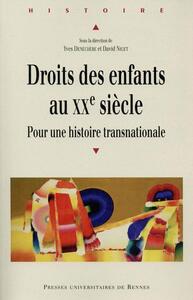 DROITS DES ENFANTS AU XXE SIECLE