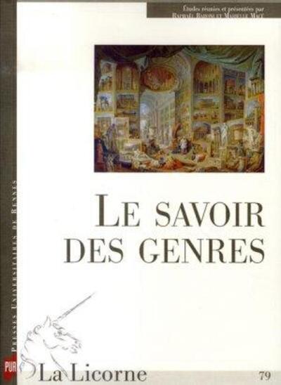 SAVOIR DES GENRES