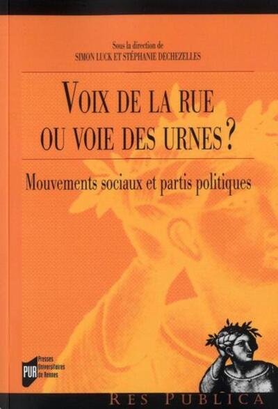 VOIX DE LA RUE OU VOIE DES URNES