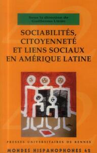 SOCIABILITES CITOYENNETE ET LIENS SOCIAUX