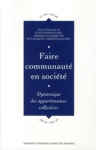 FAIRE COMMUNAUTE EN SOCIETE