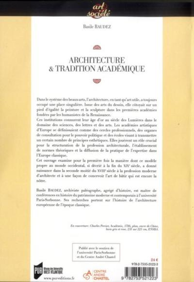 ARCHITECTURE ET TRADITION ACADEMIQUE