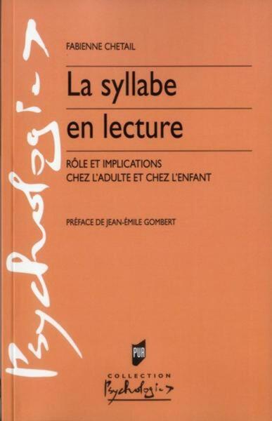 SYLLABE EN LECTURE