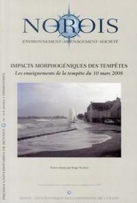 IMPACTS MORPHOGENIQUES DES TEMPETES