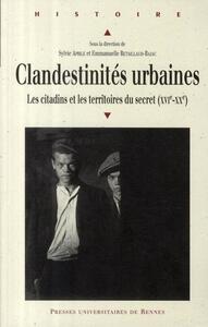 CLANDESTINITES URBAINES