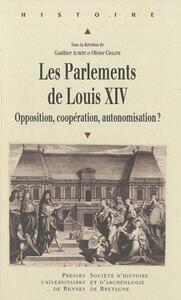 PARLEMENTS DE LOUIS XIV