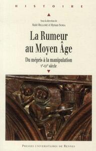 RUMEUR AU MOYEN AGE