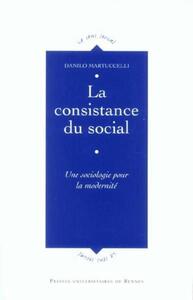 CONSISTANCE DU SOCIAL