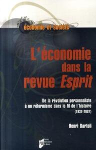 ECONOMIE DANS LA Revue ESPRIT