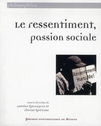 RESSENTIMENT PASSION SOCIALE