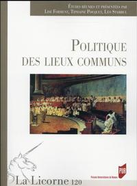 POLITIQUE DES LIEUX COMMUNS