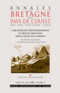 ARCHEOLOGIE MEDITERRANEENNE ET PROCHE ORIENTALE DANS L OUEST DE LA FRANCE