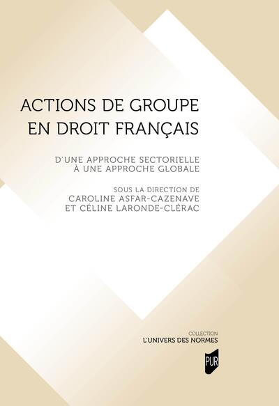 Actions de groupe en droit français