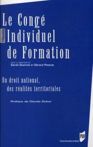 CONGE INDIVIDUEL DE FORMATION