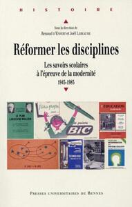 REFORMER LES DISCIPLINES