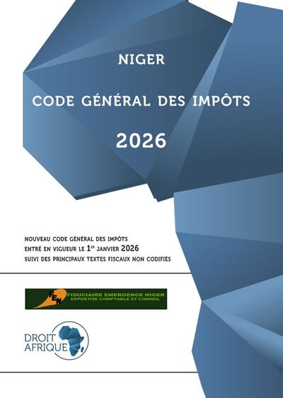Image de Niger - Code général des impôts 2026