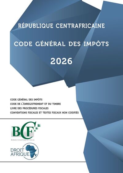 Image de République Centrafricaine - Code général des impôts 2026
