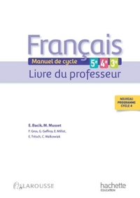 Picture of Français 5e - 4e - 3e (cycle 4) - Livre professeur
