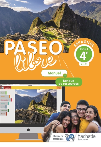 Picture of Paseo libre Espagnol 4e - Manuel élève - Éd. 2018