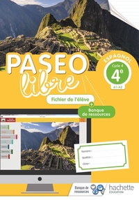 Picture of Paseo libre Espagnol 4e - Fichier de l'élève - Éd. 2018