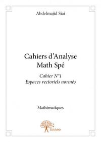 Image de Cahiers d'analyse math spé