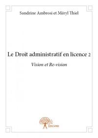 Image de Le droit administratif en licence 2