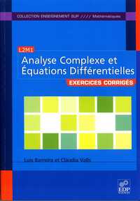 Image de Exercices d'analyse complexe et équations différentielles