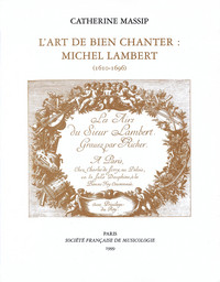 Image de L’Art de bien chanter : Michel Lambert