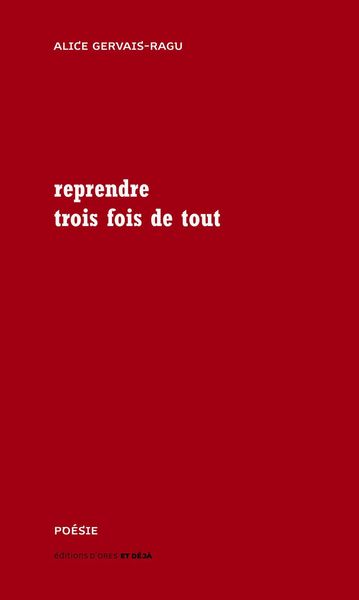 Picture of Reprendre Trois Fois De Tout