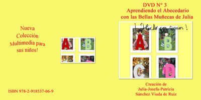Picture of DVD N°3 APRENDIENDO EL ABECEDARIO CON LAS BELLAS MUÑECAS DE JULIA