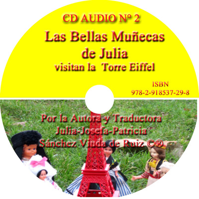 Picture of CD AUDIO N°2 LAS BELLAS MUÑECAS DE JULIA VISITAN LA TORRE EIFFEL