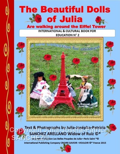 Picture of BOOK THE BEAUTIFUL DOLLS OF JULIA ARE WALKING AROUND THE EIFFEL TOWER