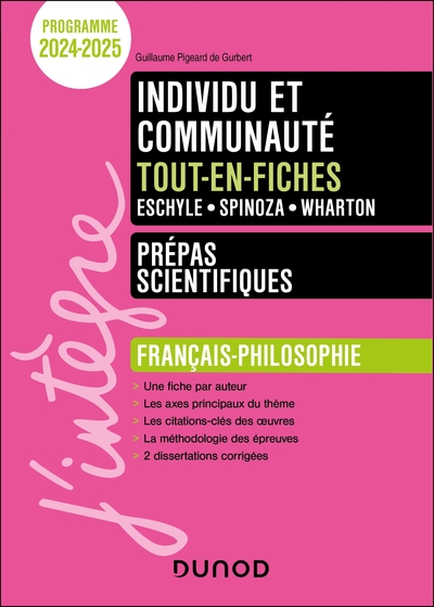 Picture of Individu et communauté - Tout-en-fiches - Prépas scientifiques Français-philosophie - 2024-2025