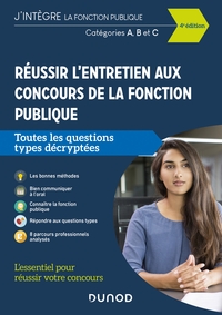 Picture of Réussir l'entretien aux concours de la fonction publique - Cat. A, B, C