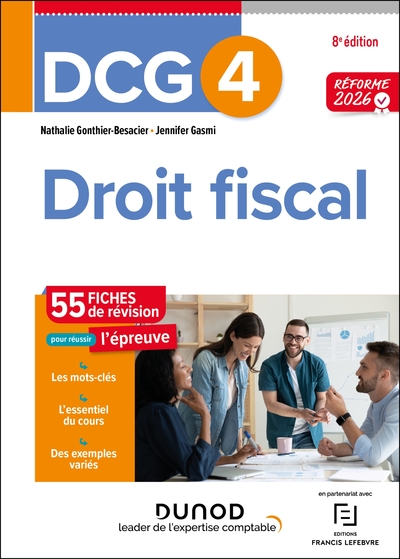 Image de DCG 4 - Droit fiscal - Fiches Réforme 2026-2027