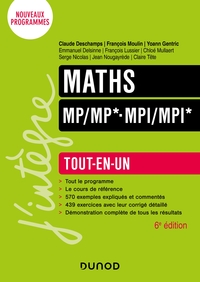 Image de Maths Tout-en-un MP/MP*-MPI/MPI* - 6e éd.