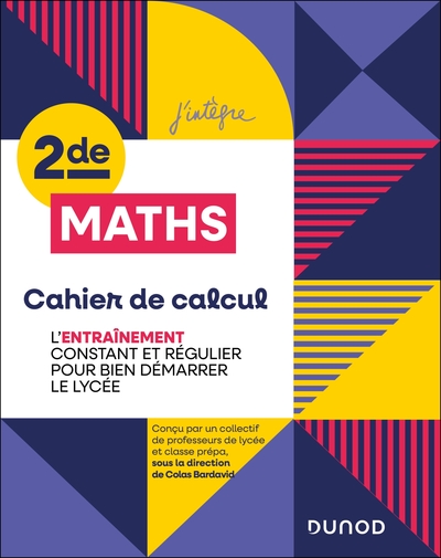 Image de Cahier de calcul en maths Seconde