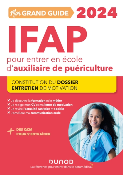 Picture of Mon grand guide IFAP 2024 pour entrer en école d'auxiliaire de puériculture