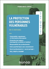 Picture of Aide-mémoire - La protection des personnes vulnérables