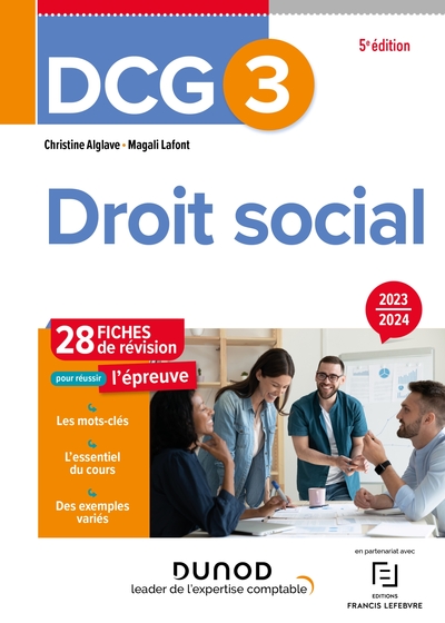 Picture of DCG 3 - Droit social - Fiches 2023-2024