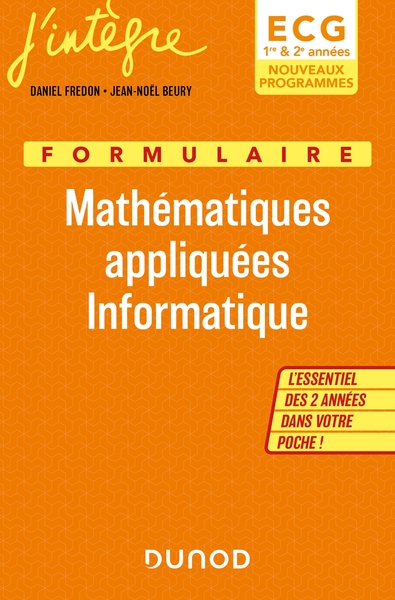 Picture of Formulaire Mathématiques appliquées Informatique ECG 1 & 2