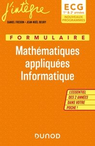 Picture of Formulaire Mathématiques appliquées Informatique ECG 1 & 2