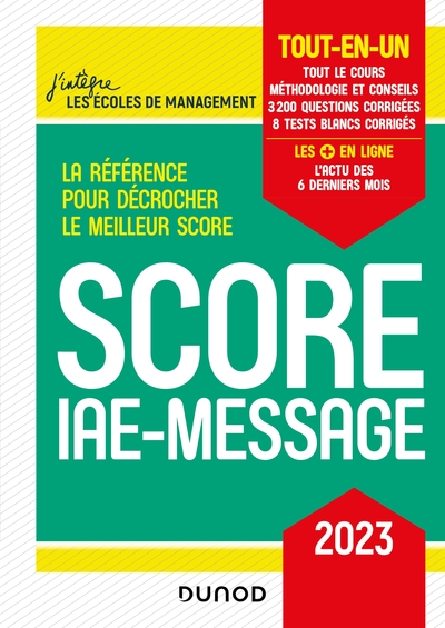 Picture of Score IAE-Message - 2023 - Tout-en-un