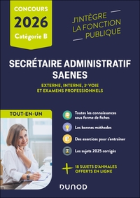 Picture of Concours Secrétaire administratif et SAENES 2026- Tout-en-un