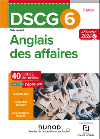 Image de DSCG 6 - Anglais des affaires - Fiches - 3e éd. - Réforme 2026-2027