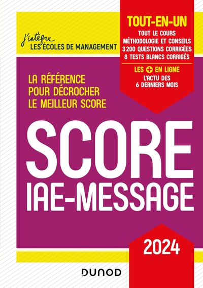 Picture of Score IAE-Message - 2024
