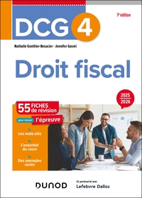 Image de DCG 4 - Droit fiscal - Fiches 2025-2026