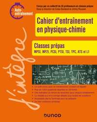 Picture of Cahier d'entrainement en physique-chimie 1re année